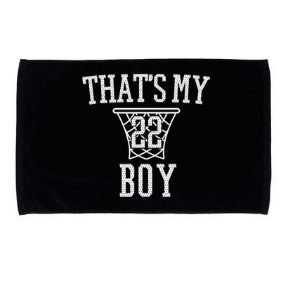 Basketball Mom My  Basketball Number 22 Jersey Microfiber Hand Towel