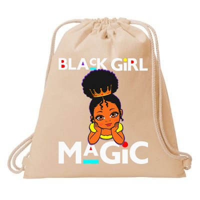 Black Magic Melanin Poppin Drawstring Bag