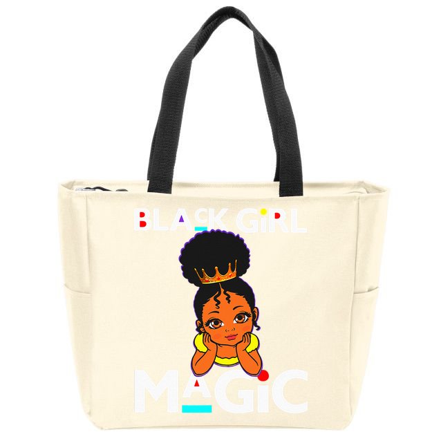 Black Magic Melanin Poppin Zip Tote Bag