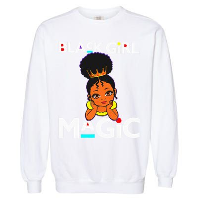Black Magic Melanin Poppin Garment-Dyed Sweatshirt