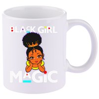 Black Magic Melanin Poppin 11oz C Handle Ceramic Mug