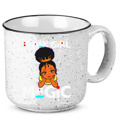 Black Magic Melanin Poppin 15oz Campfire Ceramic Mug