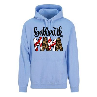 BallPark Mom Mama Baseball Softball Mother's Day Unisex Surf Hoodie