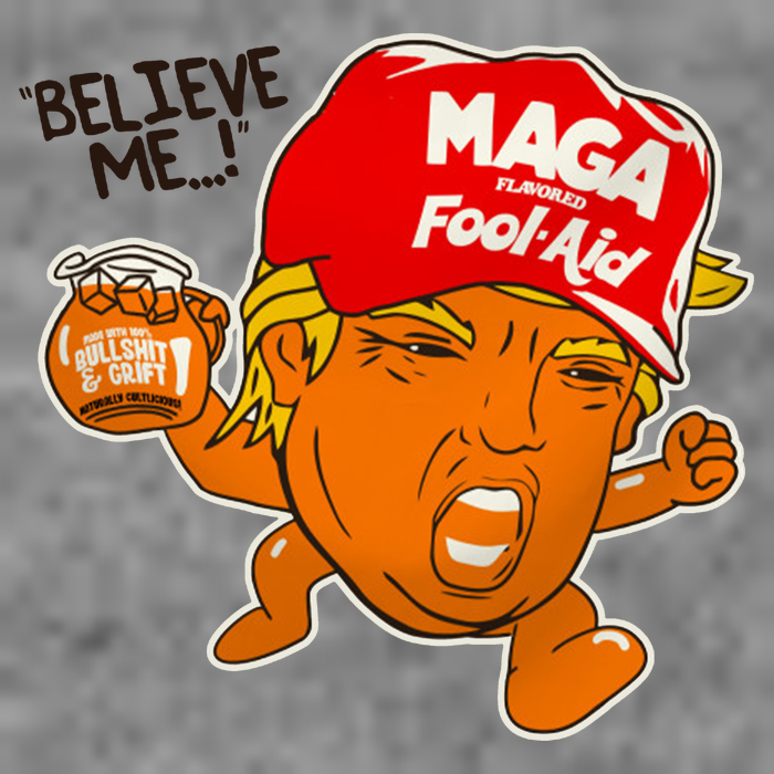 Believe Me Maga Fool Aid Funny Donald Trump Wool Snapback Cap