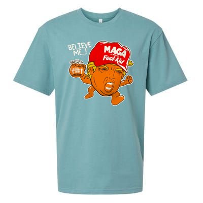 Believe Me Maga Fool Aid Funny Donald Trump Sueded Cloud Jersey T-Shirt