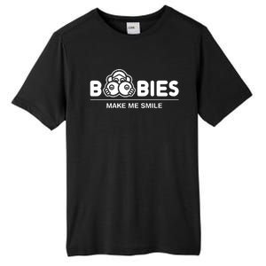 Boobies Make Me Smile Tall Fusion ChromaSoft Performance T-Shirt