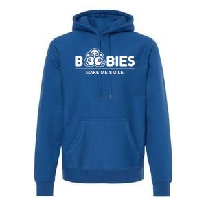 Boobies Make Me Smile Premium Hoodie