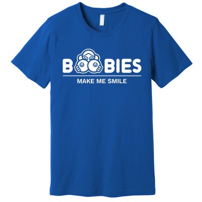 Boobies Make Me Smile Premium T-Shirt