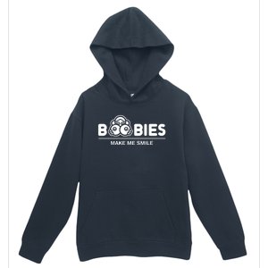 Boobies Make Me Smile Urban Pullover Hoodie