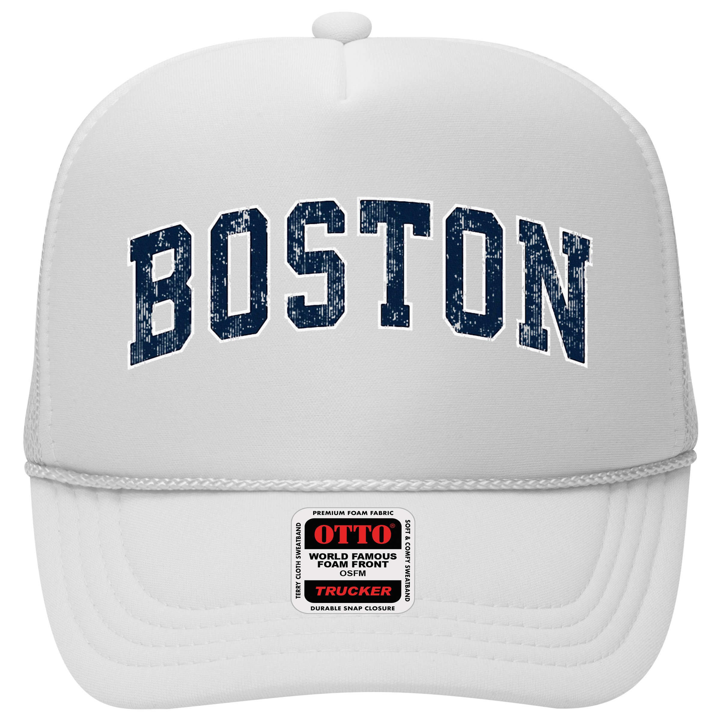Boston Massachusetts Ma Vintage Sports Design N.A.V.Y Hat