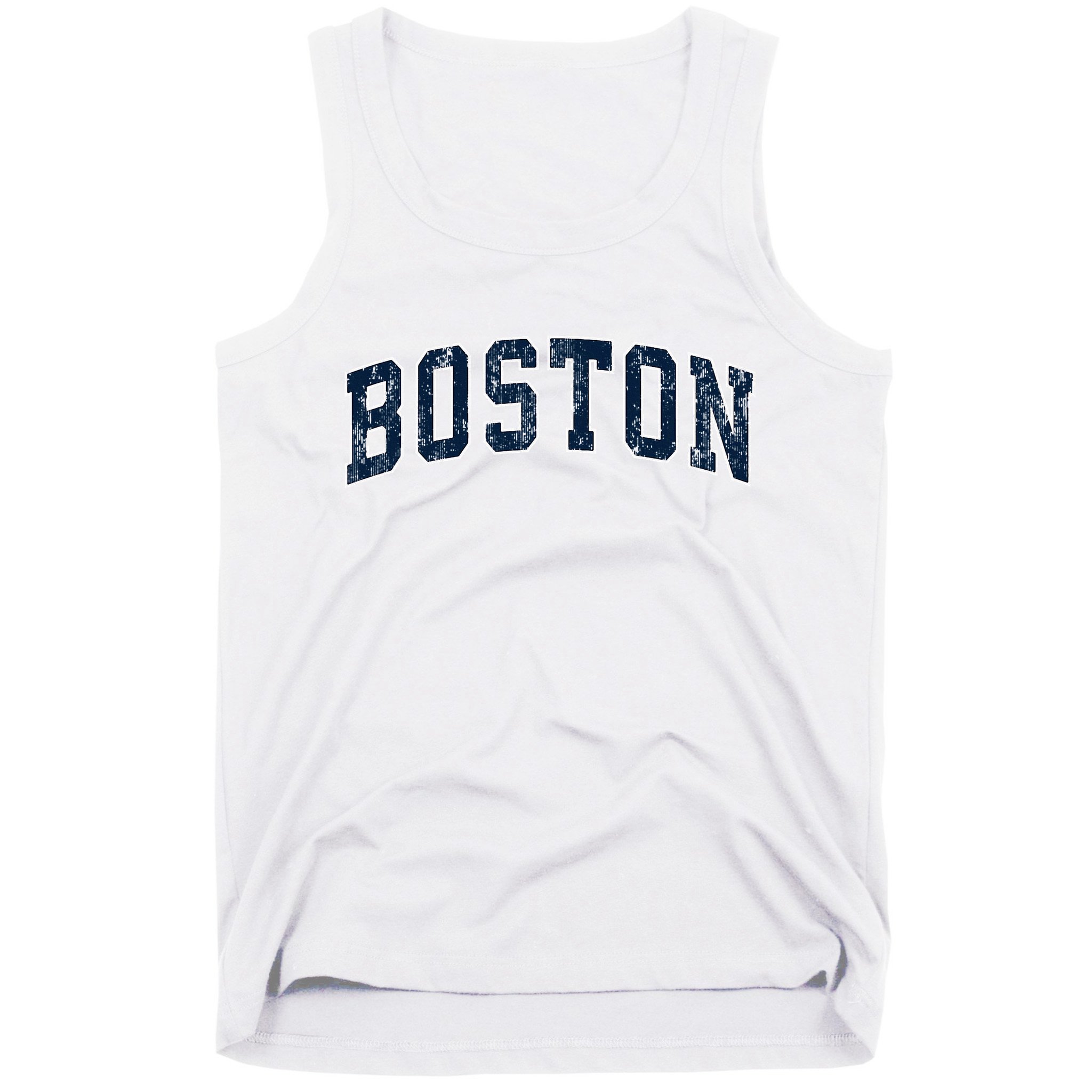 Boston Massachusetts Ma Vintage Sports Design N.A.V.Y Tank Top