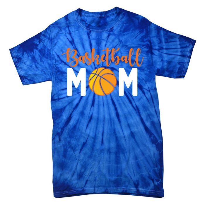 Basketball Mom Meaningful Gift Basketball Mother Cute Gift Tie-Dye T-Shirt