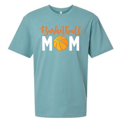 Basketball Mom Meaningful Gift Basketball Mother Cute Gift Sueded Cloud Jersey T-Shirt