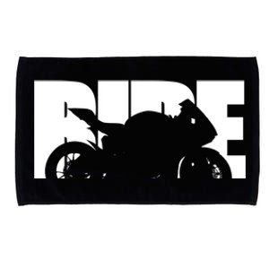 Bike Motorcyclist Motorcycle Rider Biker Microfiber Hand Towel