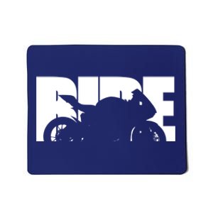 Bike Motorcyclist Motorcycle Rider Biker Mousepad