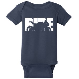 Bike Motorcyclist Motorcycle Rider Biker Baby Bodysuit