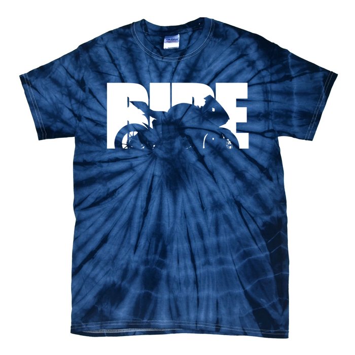 Bike Motorcyclist Motorcycle Rider Biker Tie-Dye T-Shirt