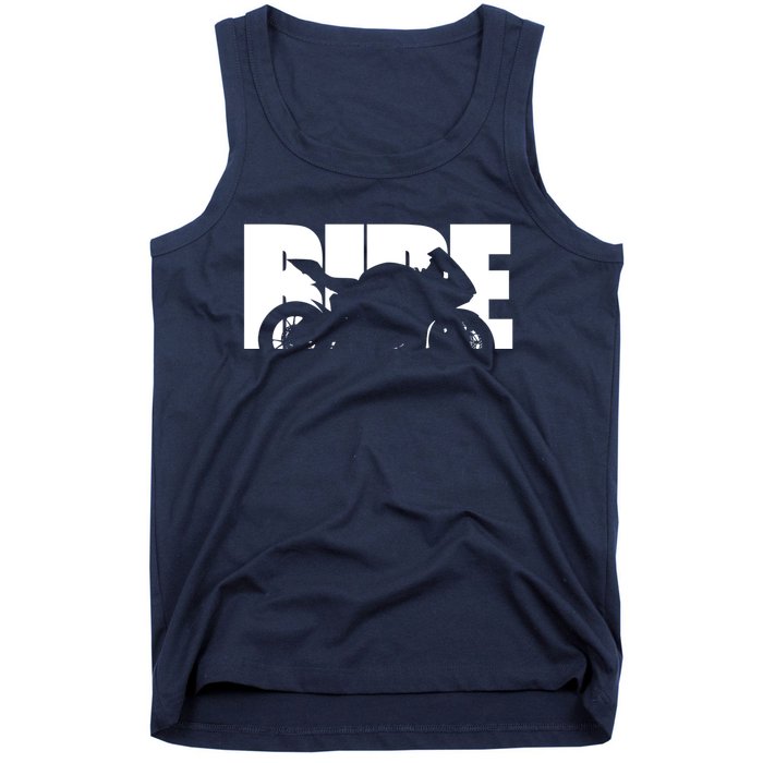 Bike Motorcyclist Motorcycle Rider Biker Tank Top