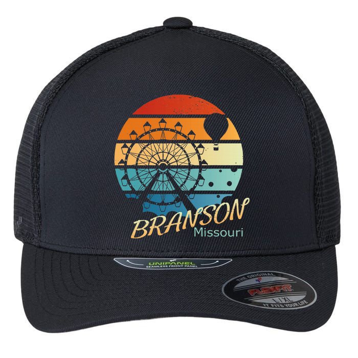 Branson Missouri Mo Vacation Souvenir Flexfit Unipanel Trucker Cap