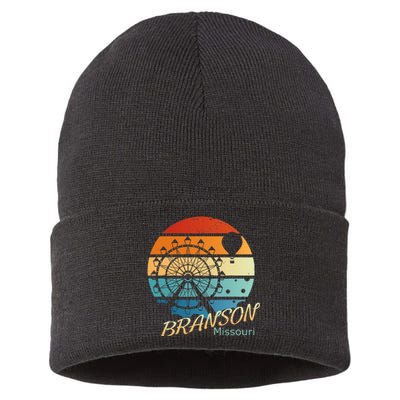 Branson Missouri Mo Vacation Souvenir Sustainable Knit Beanie