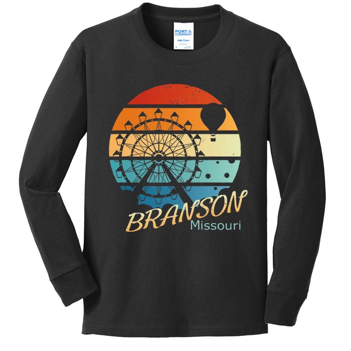 Branson Missouri Mo Vacation Souvenir Kids Long Sleeve Shirt