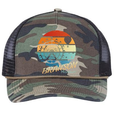 Branson Missouri Mo Vacation Souvenir Retro Rope Trucker Hat Cap