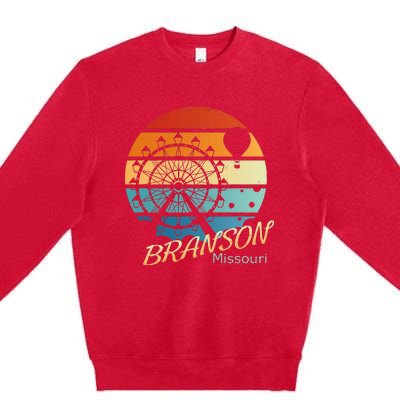 Branson Missouri Mo Vacation Souvenir Premium Crewneck Sweatshirt