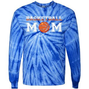 Basketball Mom Mothers Day Cute Gift Tie-Dye Long Sleeve Shirt