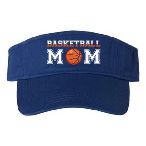 Basketball Mom Mothers Day Cute Gift Valucap Bio-Washed Visor