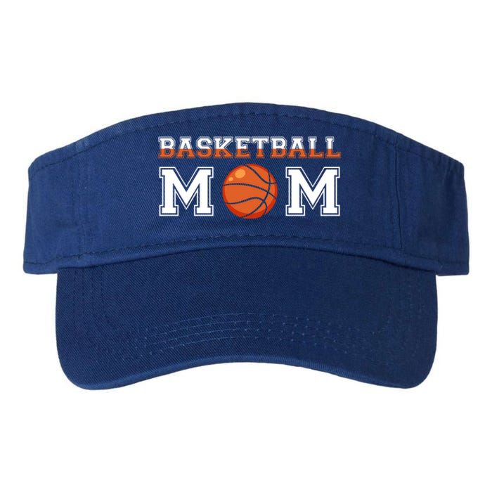 Basketball Mom Mothers Day Cute Gift Valucap Bio-Washed Visor