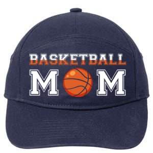 Basketball Mom Mothers Day Cute Gift 7-Panel Snapback Hat