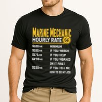 Best Marine Mechanic Hourly Rate Cooling Performance Crew T-Shirt