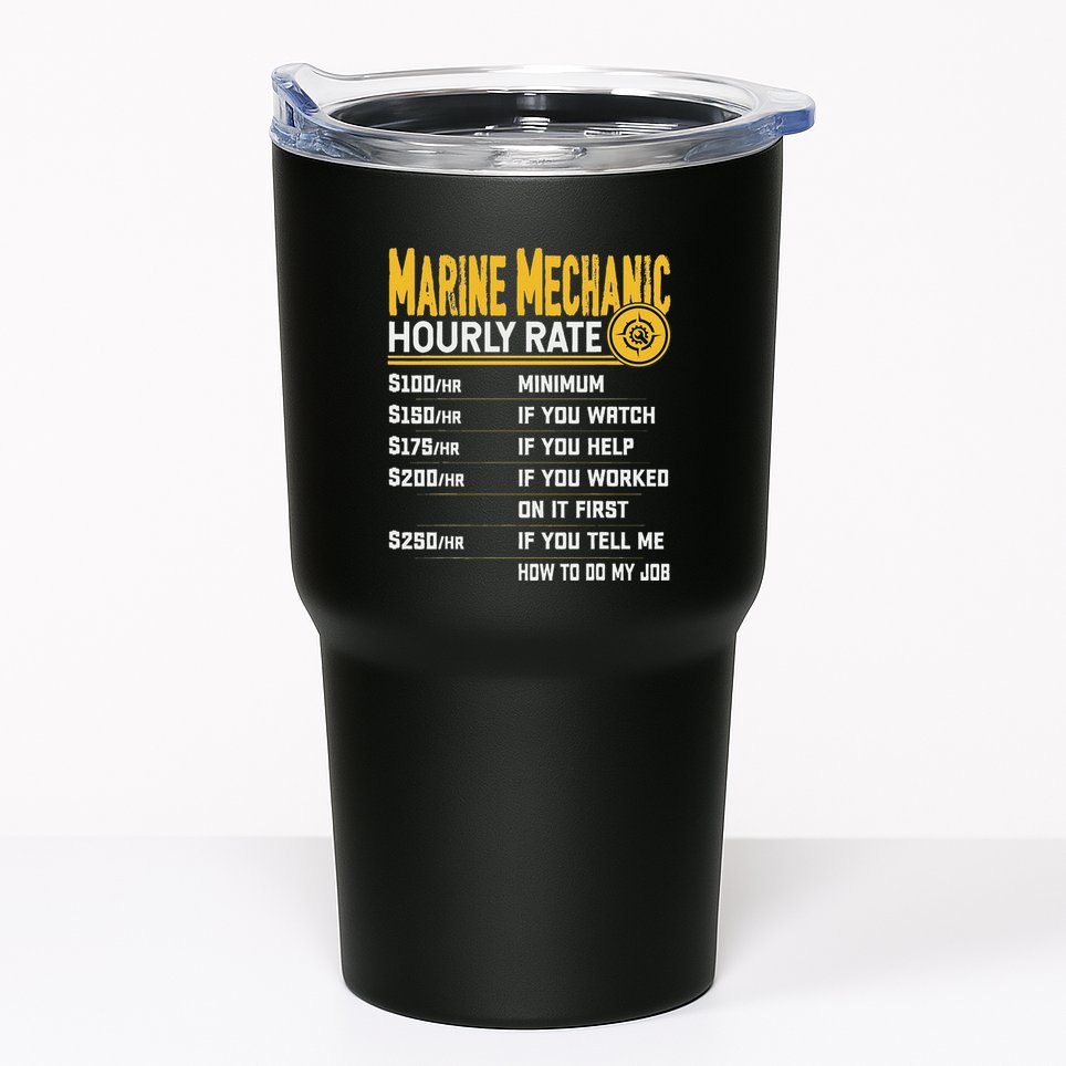 Best Marine Mechanic Hourly Rate Tumbler