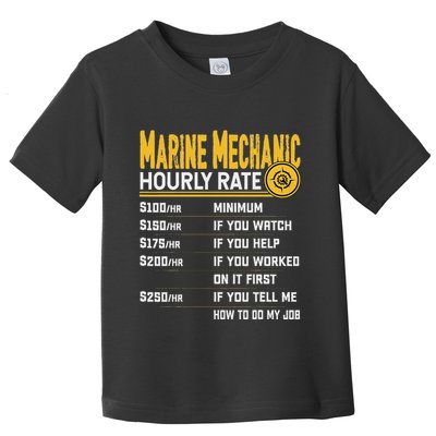 Best Marine Mechanic Hourly Rate Toddler T-Shirt