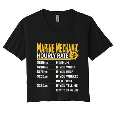 Best Marine Mechanic Hourly Rate Crop Top