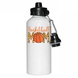 Basketball Mom Mother's Day Leopard Print Basketball Mom Gift Aluminum Water Bottle