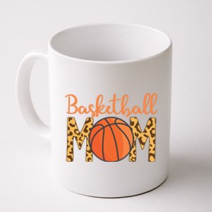 Basketball Mom Mother's Day Leopard Print Basketball Mom Gift Coffee Mug