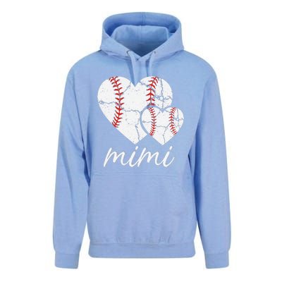 Baseball Mimi Mother's Day Baseball Gift Unisex Surf Hoodie