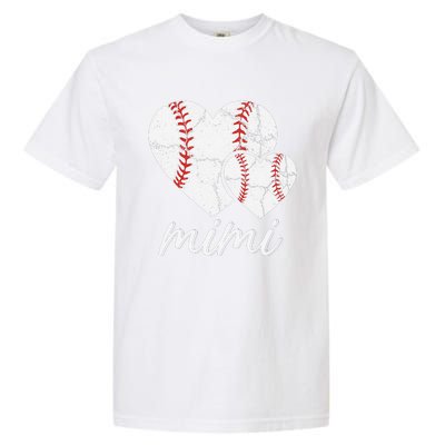 Baseball Mimi Mother's Day Baseball Gift Garment-Dyed Heavyweight T-Shirt