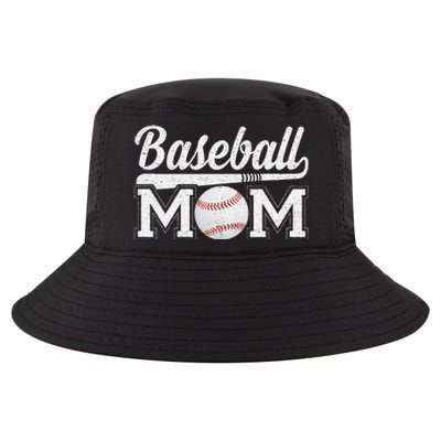 Baseball Mom Mothers Day For Mama Mommy Of Baseball Player Cool Comfort Performance Bucket Hat