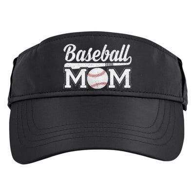 Baseball Mom Mothers Day For Mama Mommy Of Baseball Player Adult Drive Performance Visor