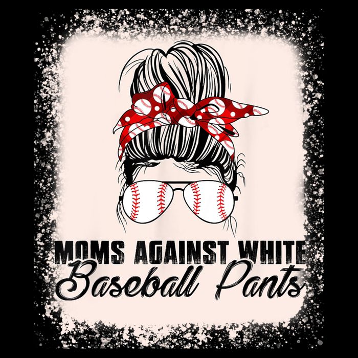 Baseball Mom Moms Against White Baseball Pants Drawstring Bag