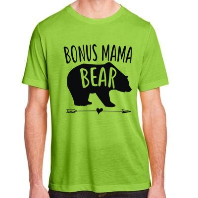 Bonus Mama Mom Bear Stepmom Mother's Day Gift Adult ChromaSoft Performance T-Shirt