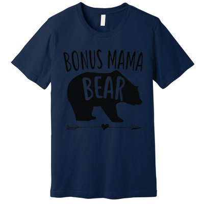 Bonus Mama Mom Bear Stepmom Mother's Day Gift Premium T-Shirt