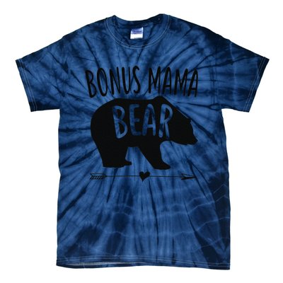 Bonus Mama Mom Bear Stepmom Mother's Day Gift Tie-Dye T-Shirt