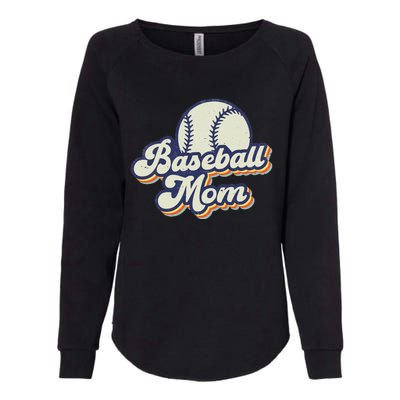 Baseball Mom Mama MotherS Day Vintage Retro Funny Women Womens California Wash Sweatshirt