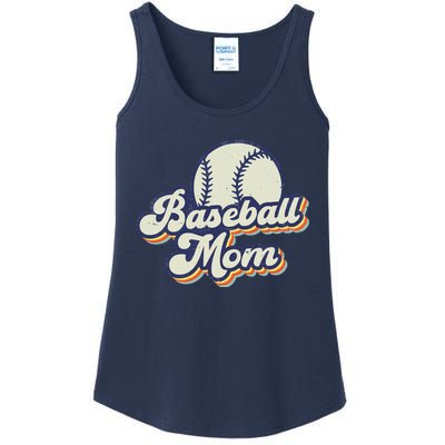 Baseball Mom Mama MotherS Day Vintage Retro Funny Women Ladies Essential Tank