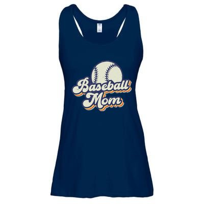 Baseball Mom Mama MotherS Day Vintage Retro Funny Women Ladies Essential Flowy Tank