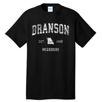 Branson Missouri Mo Vintage Athletic Sports Design Tall T-Shirt