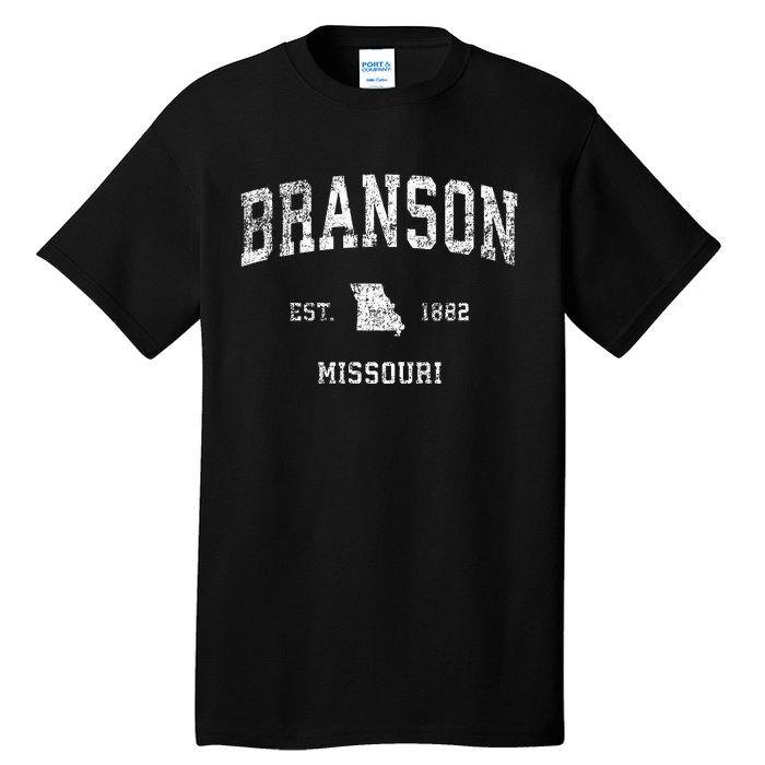 Branson Missouri Mo Vintage Athletic Sports Design Tall T-Shirt